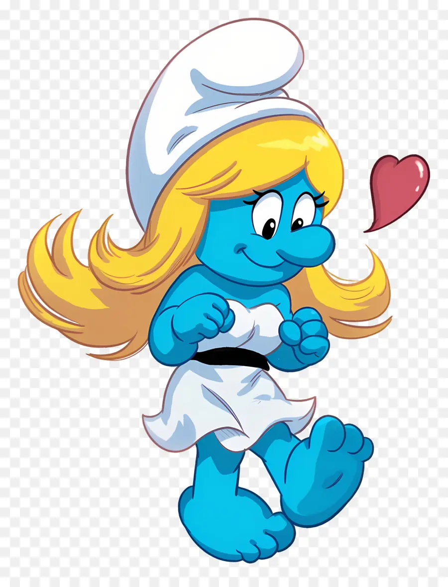 Smurfette，Smurf Azul PNG