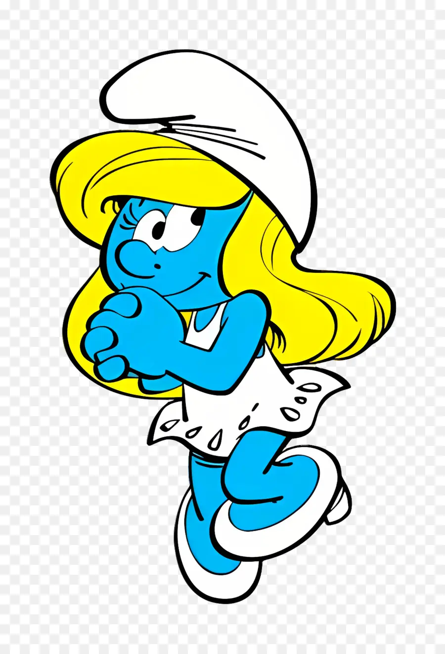 Smurfette，Personagem De Desenho Animado Azul PNG