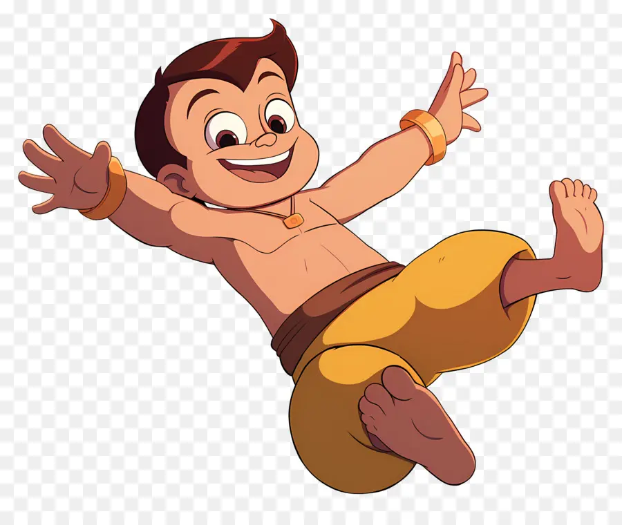 Chhota Bheem，Menino Acrobata PNG