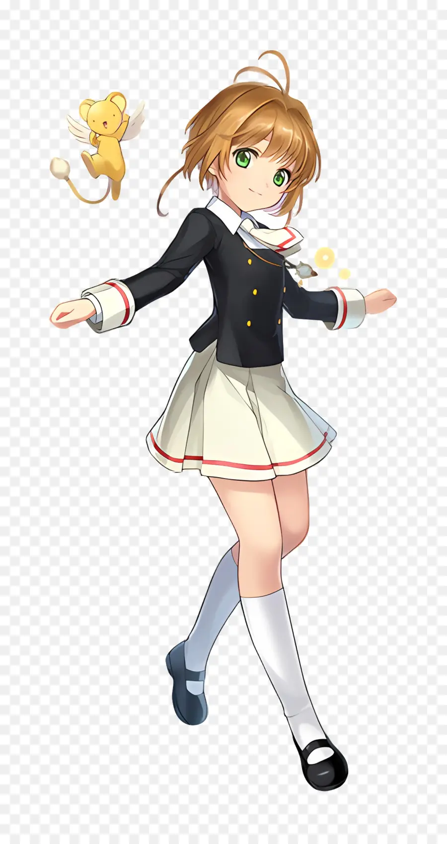 Sakura Kinomoto，Garota De Uniforme Escolar PNG