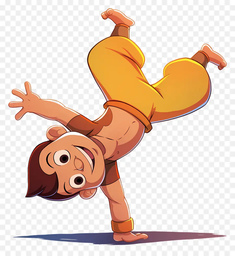 Chhota Bheem，Menino Acrobata PNG