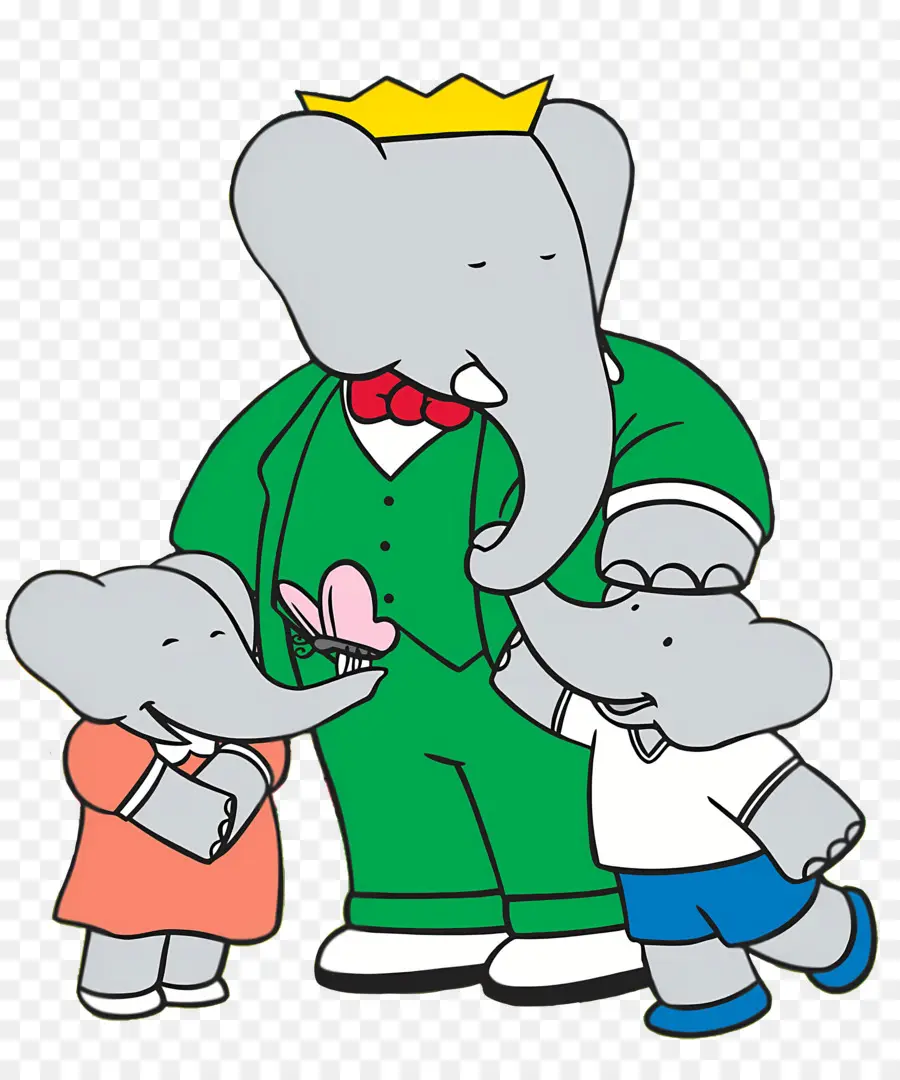 Babar，Família Elefante PNG