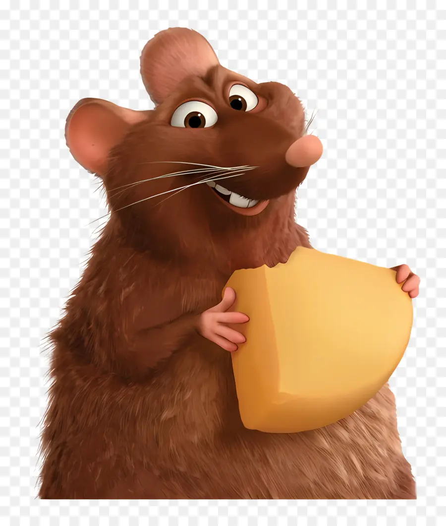 Ratatouille，Rato Com Queijo PNG