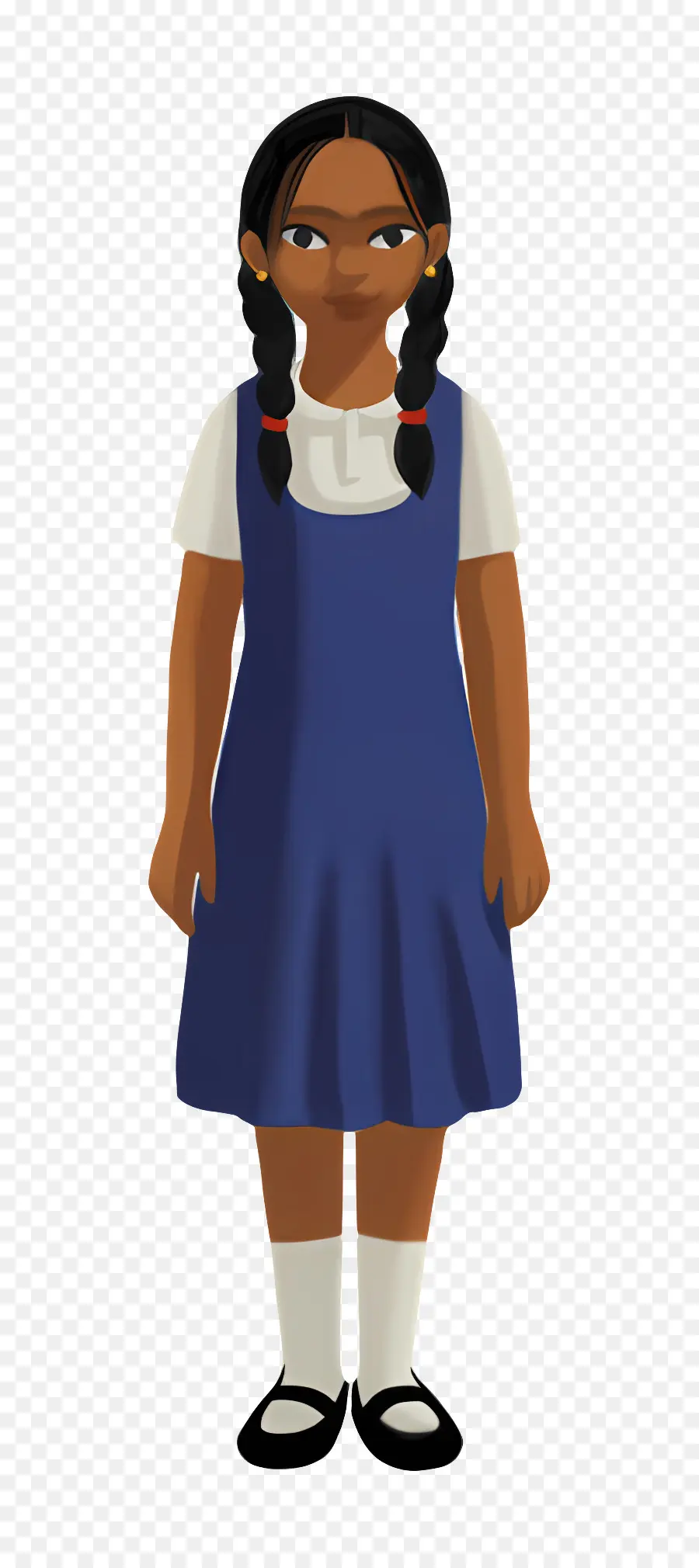 Bombaim Rosa，Garota De Vestido Azul PNG